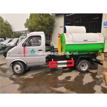 Changan small garbage truck with trash can